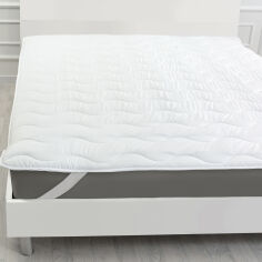Акція на Наматрацник MirSon Eco Light №1712 EcoSilk Air-Soft звичайний на резинці по кутах White 160x190 см від Rozetka