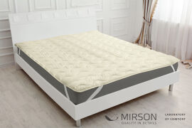 Акція на Наматрацник MirSon Eco Light №1729 Тенсель Modal Звичайний на резинці по кутах 180x200 см від Rozetka
