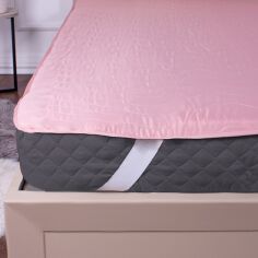 Акция на Наматрацник MirSon №1759 Eco Light Coral Cotton на гумці в кутках 70x140 см от Rozetka