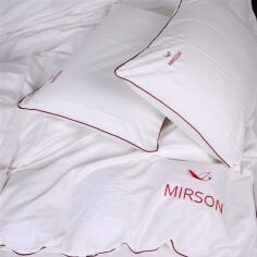 Акція на Підковдра MirSon Сатин Premium Corner Moko White 175x210 см від Rozetka