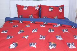 Акція на Підковдра MirSon Бязь 17-0568 Kings of dogs 175x210 від Rozetka