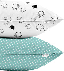 Акция на Набір наволочок Cosas Set Pillow Sheep Dots Mint 50х70 2 шт. от Rozetka