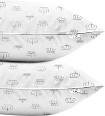 Акція на Набір наволочок Cosas Set Pillow Crown 50х70 2 шт. від Rozetka
