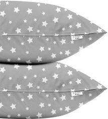 Акция на Набір наволочок Cosas Set Pillow Starfall Grey 50х70 2 шт. от Rozetka