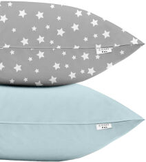 Акція на Набір наволочок Cosas StarGW LightBlue 50х70 2 шт. (SetPillow_StarGW_LightBlue_50х70) від Rozetka