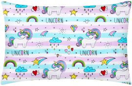 Акція на Наволочка Cosas Євро Unicorn Rainbow 50х70 від Rozetka