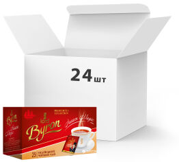 Акція на Упаковка чаю чорного пакетованого Лорд Байрон Ассам 24 шт по 25 пакетиків від Rozetka