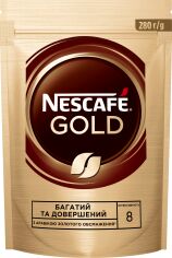 Акція на Кава NESCAFE Gold розчинна 280 г від Rozetka