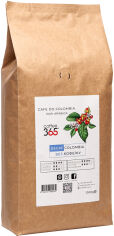 Акция на Кава в зернах Coffee365 Colombia Decaf без кофеїну 1 кг от Rozetka