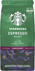 Акция на Кава Starbucks еспресо Роуст натуральна смажена мелена 200 г от Rozetka