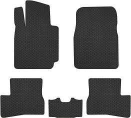 Акція на EVA килимки EVAtech в салон авто для Nissan Micra (K12) 3-doors 2003-2010 3 покоління Htb EU 5 шт Black від Rozetka