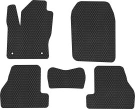 Акція на EVA килимки EVAtech в салон авто Ford Focus (C346) 2011-2018 3 покоління Sedan USA 5 шт Black від Rozetka