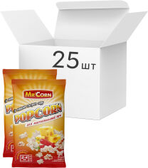 Акція на Упаковка попкорну для мікрохвильової печі Mr'Corn зі смаком гострого сиру 90 г х 25 шт. від Rozetka