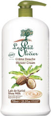 Акція на Екстраніжний крем для душу Le Petit Olivier Extra gentle shower creams Молочко карите 750 мл від Rozetka