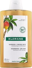 Акція на Живильний шампунь для сухого волосся Klorane Манго 400 мл від Rozetka