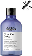 Акція на Професійний відновлювальний шампунь L'Oreal Professionnel Serie Expert Blondifier Gloss для сяйва фарбованого у відтінки блонд волосся 300 мл від Rozetka