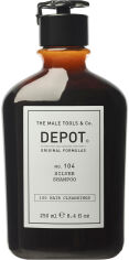 Акція на Шампунь для сивого та світлого волосся Depot No.104 Silver Shampoo 250 мл від Rozetka