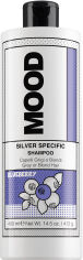 Акція на Шампунь з фіолетовим пігментом Mood Silver Specific Shampoo Pro Для нейтралізування жовтизни 400 мл від Rozetka