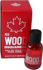 Акція на Мініатюра Туалетна вода для жінок Dsquared2 Red Wood Pour Femme 5 мл від Rozetka