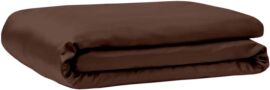 Акція на Простирадло на резинці MirSon двоспальне 160x190+25 см 19-1217 Chocolate Perla Бязь Premium від Rozetka