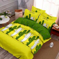 Акція на Простирадло MirSon Бязь Premium 17-0372 Cactus 220x240 від Rozetka