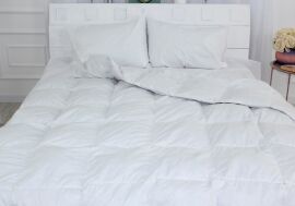 Акція на Простирадло на резинці MirSon євро 200x220+25 см 11-2107 White Ranforce Elite від Rozetka