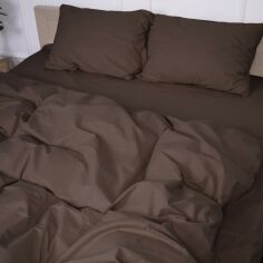 Акція на Простирадло на резинці MirSon полуторне 90x190+25 см 19-1217 Chocolate Perla Ranforce Elite від Rozetka