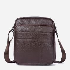 Акция на Чоловіча шкіряна сумка-планшет Vintage leather-14744 Коричнева от Rozetka