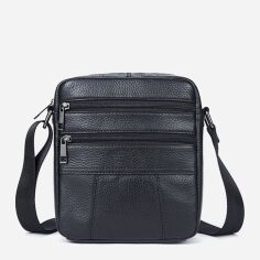 Акция на Чоловіча шкіряна сумка-планшет Vintage leather-14758 Чорна от Rozetka