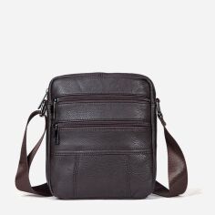 Акция на Чоловіча шкіряна сумка-планшет Vintage leather-14759 Коричнева от Rozetka