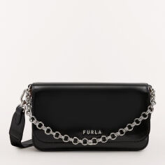 Акція на Сумка крос-боді жіноча шкіряна Furla Splendida Mini Shoulder Bag WB00315BX0209O9200 Nero від Rozetka