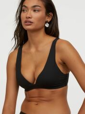 Акція на Верхня частина купальника жіноча H&M 0866383-1 32 Чорна від Rozetka