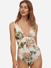 Акція на Суцільний купальник жіночий H&M 8117779bw 34 Комбінований від Rozetka