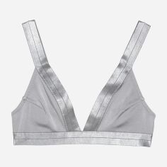 Акція на Верхня частина купальника жіноча H&M 0567731001 32 Срібляста від Rozetka