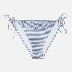 Акція на Нижня частина купальника жіноча H&M 5862577bw 38 Біло-синя від Rozetka