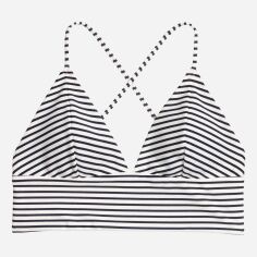 Акція на Верхня частина купальника жіноча H&M 241317 32 Біла від Rozetka