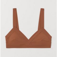 Акція на Верхня частина купальника жіноча H&M 744786 36 Коричнева від Rozetka