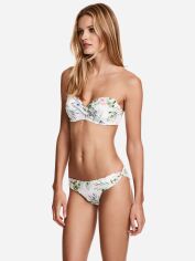 Акція на Нижня частина купальника жіноча H&M XAZ060309FLQE 42 Біла в кольорові візерунки від Rozetka