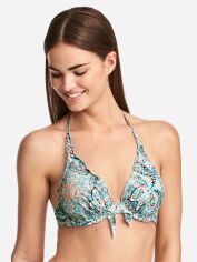 Акція на Верхня частина купальника жіноча H&M XAZ181079ZMBE 80A М'ятна у візерунки від Rozetka