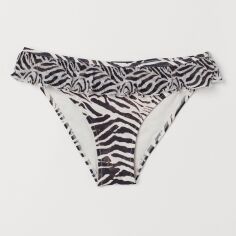 Акція на Нижня частина купальника жіноча H&M XAZ177310ZPCX 38 Зеброва від Rozetka