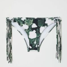 Акція на Нижня частина купальника жіноча H&M XAZ181079KLBH 40 Біла у візерунок від Rozetka