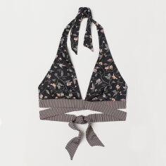 Акція на Верхня частина купальника жіноча H&M XAZ183672VSAE 38 Чорний/Бежевий у візерунки від Rozetka