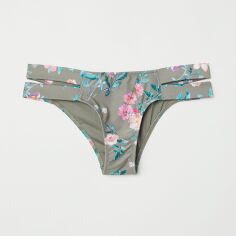 Акція на Нижня частина купальника жіноча H&M XAZ162303HVXT 38 Хакі у візерунки від Rozetka
