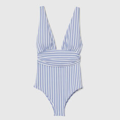 Акція на Суцільний купальник жіночий H&M XAZ199898TJPX 50 Блакитний від Rozetka
