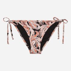 Акція на Нижня частина купальника жіноча H&M XAZ181079GHBS 38 Чорна в бежеві візерунки від Rozetka