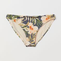 Акція на Нижня частина купальника жіноча H&M XAZ161650RLFT 42 Сіра в кольорові візерунки від Rozetka