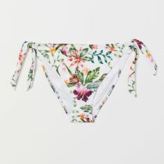 Акція на Нижня частина купальника жіноча H&M XAZ164258DTYF 32 Біла у візерунки від Rozetka