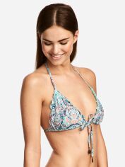 Акція на Верхня частина купальника жіноча H&M XAZ070437WYZR 34 Блакитна від Rozetka