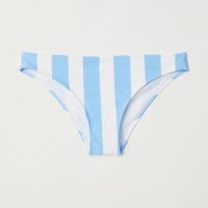 Акція на Нижня частина купальника жіноча H&M XAZ181079AQXZ 36 Біла-блакитна в смужку від Rozetka