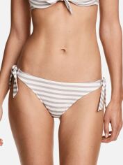 Акція на Нижня частина купальника жіноча H&M 1841235RP5 36 Біло-сірий у смужку від Rozetka